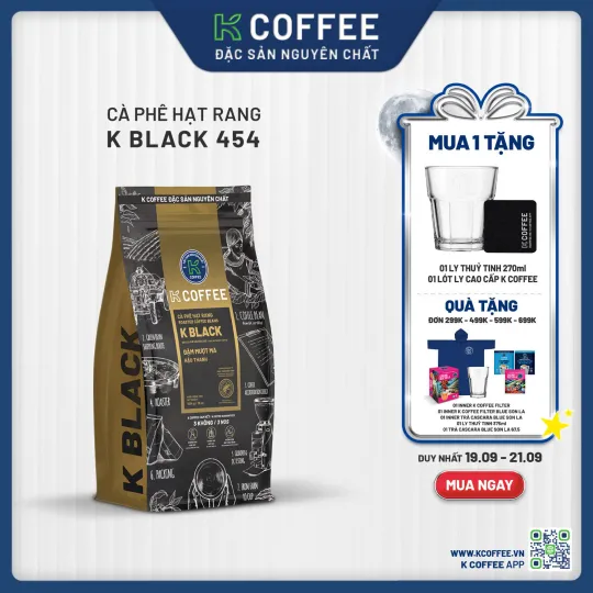 cà phê hạt rang k black 454 mua 1 tặng 2