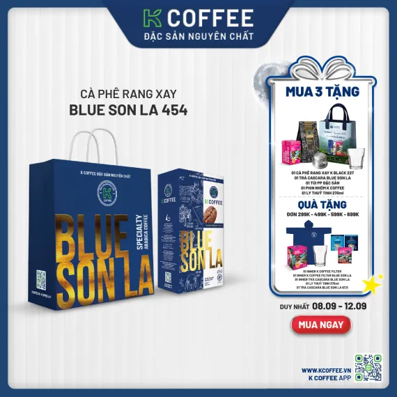 cà phê rang xay blue sơn la mua 3 tặng 5