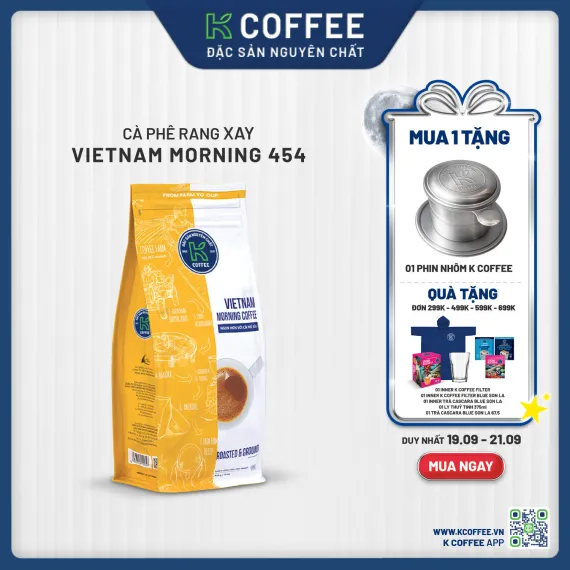 cà phê vietnam morning mua 1 tặng phin